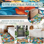 Floral Outdoor Rug - Image 6