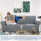 ZNSAYOTX 1 Piece Jacquard Couch Covers - Image 2