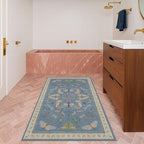Hazo Haus Washable Blue Rugs for Bedroom Bedside - Image 8