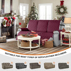 VANSOFY Waterproof Recliner Couch Covers, Sofa Covers 1-Piece Washable - Image 4
