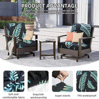 8Pcs Outdoor Cushion Covers, Patio Cushion Covers, Stretch Elastic Slipcovers - Image 3