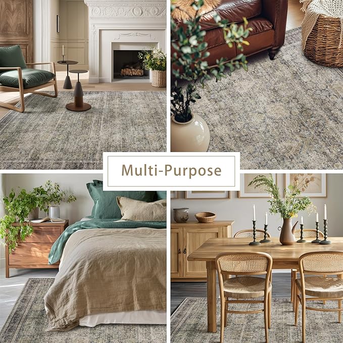 Washable Rugs 8x10 Area Rugs for Living Room, Bedroom and Dining Room-Large - Image 5