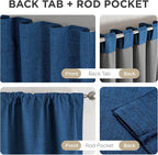 Joydeco Linen Blackout Curtains - Image 6