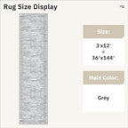 Runner Rug 3x12 Washable Non-Slip Hallway Runner Rugs - Image 5