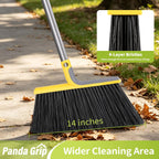 58" Heavy-Duty Commercial Broom, Outdoor Floor Cleaning Broom