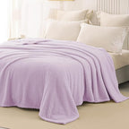 Whale Flotilla Queen Size Fuzzy Fleece Blanket - Image 4