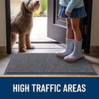 OLANLY Front Door Mat Indoor Outdoor Entrance, Waterproof Heavy Duty Doormat - Image 7