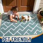 OLANLY Front Door Mat, Non-Slip Rubber Backing, Dirt Resistant and Absorbent - Image 6