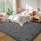 LOCHAS Ultra Soft Indoor Modern Area Rugs 6x9, Fluffy Living Room Carpets - Image 2