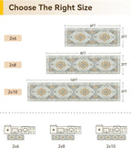 RELEANY Area Rugs 2'x6' Runner Rug Non Slip Washable - Image 2