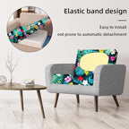 8Pcs Stretch Patio Cushion Covers, Outdoor Couch Covers Replacement, Outdoor - Image 5
