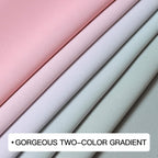 COSVIYA Grommet Ombre Room Darkening Curtains 96 inches Long for Kids/Girls Bedroom, Polyester Light Blocking Pink to Gray Gradient Window Drapes/Curtains for Living Room,2 Panels, 52x96 inches