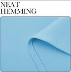 NICETOWN Light Blue Curtains for Nursery, Thermal Insulated Grommet Room - Image 7