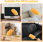 30 Count Duster Refill for Swiffer Duster with 1 Handle, Yellow