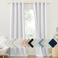 NICETOWN 100% Absolutely Blackout Linen Curtains by NICETOWN