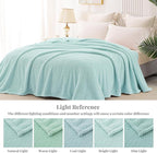 Whale Flotilla Extra Large Fuzzy Fleece Throw Blanket - Image 6