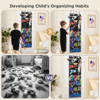 Mefirt Over the Door Storage for Nerf Guns, Hanging Toy Blasters Organizer