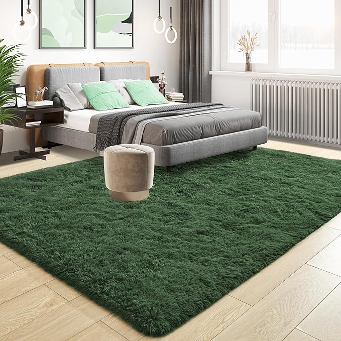Tepook Fluffy Large Rugs for Living Room, Area Rug 6x9 Soft Carpet for Bedroom - Image 2