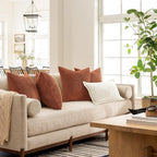 Topfinel Decorative Terracotta Throw Pillow Covers Cushion Cases, Rustic Fall - Image 5