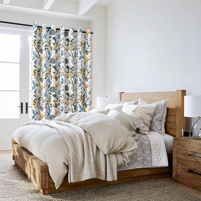 Topfinel Sliding Door Patio Floral Curtains & Drapes - Image 5