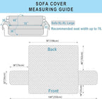 Reversible Oversized Sofa Covers Couch Cover Furniture Protector - Image 7
