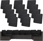 14Pcs Stretch Patio Cushion Covers, Outdoor Couch Covers Replacement, Outdoor by BIETYONE