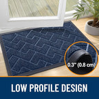 OLANLY Front Door Mat Indoor Outdoor Entrance, Waterproof All-Season, - Image 4