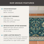 Hazo Haus Insect Teal Green 5x7 Area Rug - Image 7