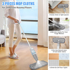 Microfiber Spray Mops for Floors Cleaning: Wet Dust Mop Hardwood Floor Mop