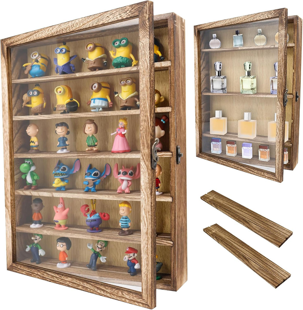 16x20 Large Shadow Box Frame with Removable Shelves,Collectible Display Shelves Case,Military Challenge Coin Display Case,Wood Shadow Boxes Display Cases for Keepsake,Pictures