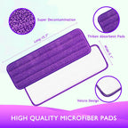 Reusable Power Mop Refill Pads Compatible with Swiffer PowerMop