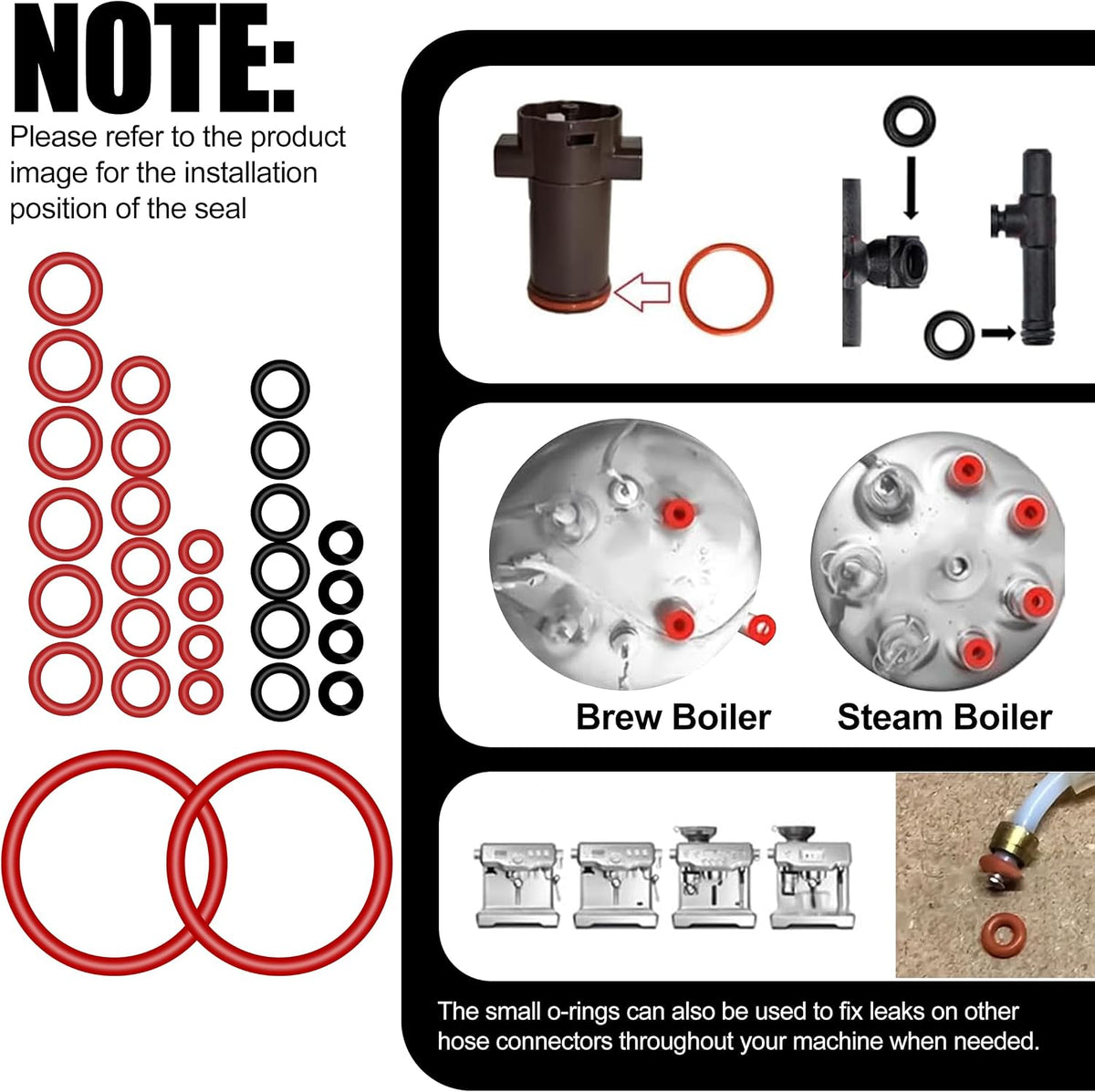 O-Ring Gasket Seal & Brew Valve Tool Set, Security Oval Head Key