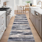 Lansny Modern Abstract Runner Rug 3x8 - Image 2