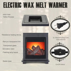 NAFANG Fireplace Wax Warmer,Electric Wax Melt Warmer,Candle Wax Warmer for Scented Wax Melts,Metal Wax Melter,Wax Burner Fragrance Warmer for Home Office Gifts & Decor