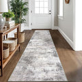 IOHOUZE Abstract Runner Rug 2x10 Ft Washable Runners by iOhouze