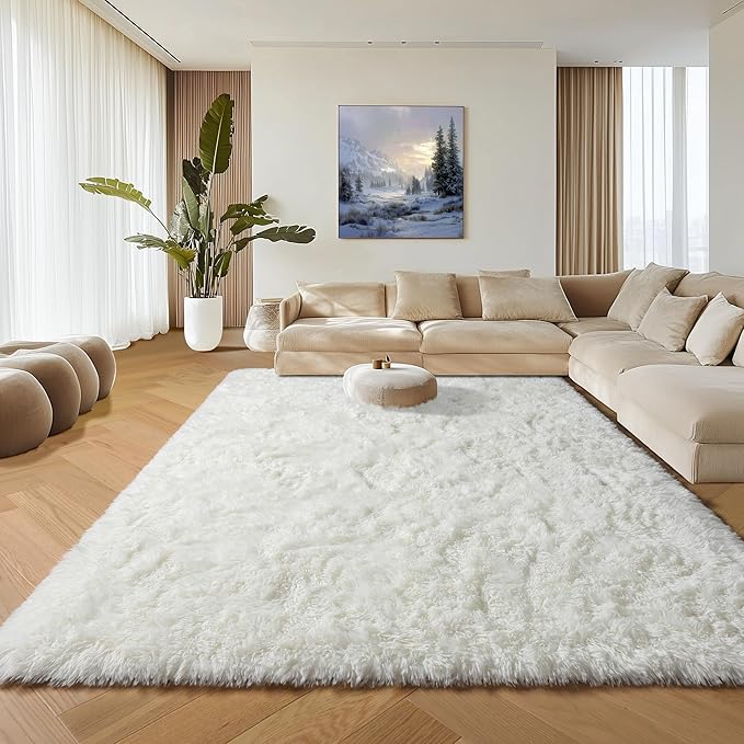ONASAR Cream White 8x10 Area Rugs - Image 5