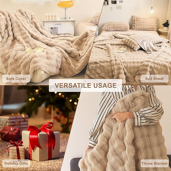 HANDONTIME Plush Sofa Slipcovers Washable Armchair Cover - Image 6