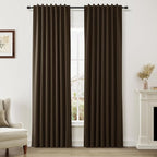 Guken 100% Blackout Curtains 84 Inch Length 2 Panels Set by Guken