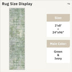 Runner Rug 2x8 Washable Non-Slip Hallway Runner Rugs - Image 5