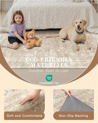 Madane 2x3 Washable Rugs for Entryway, Low Pile Non-Slip Small Area Rug Kitchen - Image 5
