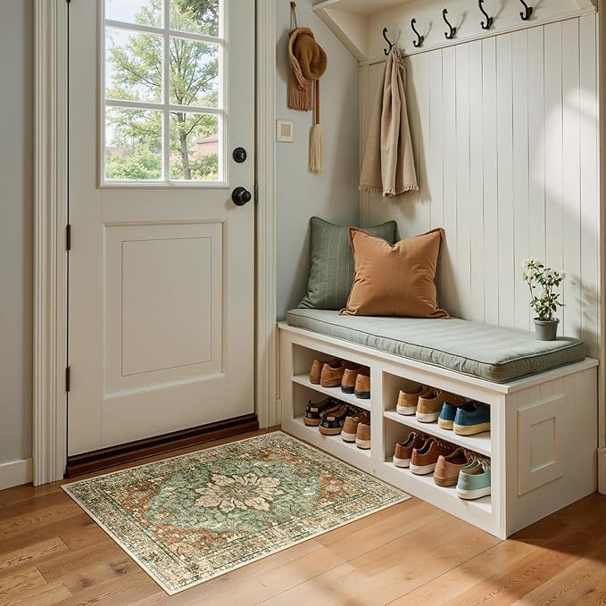 RELEANY Area Rugs 2'x3' Kitchen Rugs Entry Rug Small Rugs - Image 3