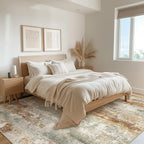 Area Rugs 5x8 for Living Room Bedroom, Modern Abstract Machine Washable Rug - Image 5