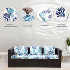 8Pcs Stretch Patio Cushion Covers, Outdoor Couch Covers Replacement, Outdoor - Image 3