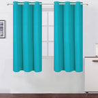 LEMOMO Teal Thermal Blackout Curtains/38 x 63 Inch/Set of 2 Panels Room by Lemomo