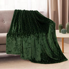 TOONOW Fleece Blanket Super Soft Cozy Throw Blanket 50" x 60", Lightweight - Image 2