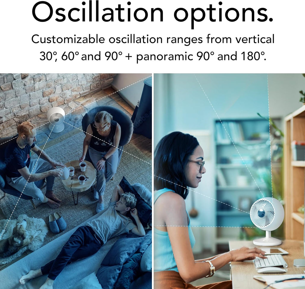 Vornado OMNIO™ 7 Medium Air Circulator, OmniWave™ Oscillation, Remote