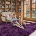 8x10 Area Rugs for Living Room Bedroom, Large Area Rug Shaggy Carpet Soft Plush - Image 3
