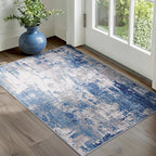 Washable Area Rugs 2'x3' Non-Slip Modern Abstract Soft - Image 9