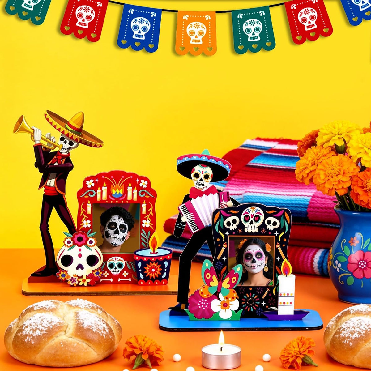 Dia De Los Muertos Decorations Picture Frames Day of the Dead Altar Ofrenda
