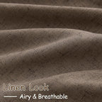 Light Brown Linen Curtains 96 Inches Long - Image 5